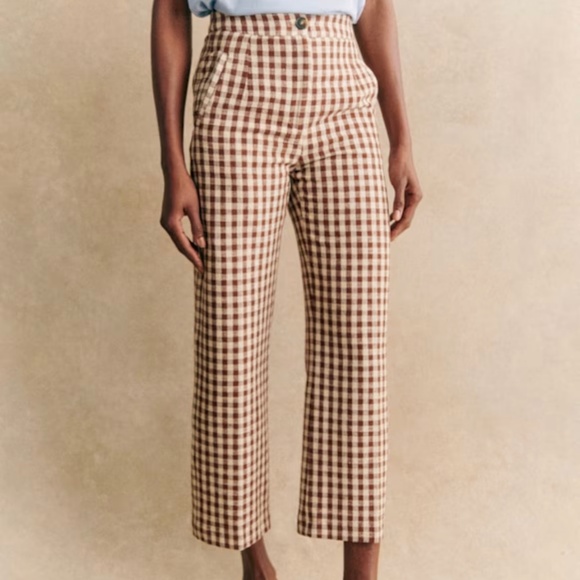 Sezane Pants - NWT Martin Crop Trousers